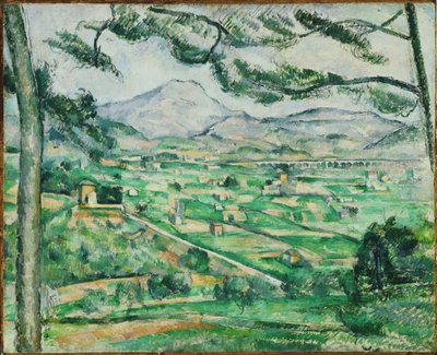 Mont Sainte-Victoire tekijältä Paul Cézanne