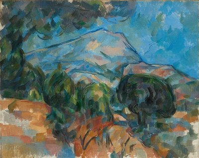Sainte-Victoire-vuori. Öh 1904 tekijältä Paul Cézanne