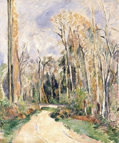 Polku metsän sisäänkäynnissä, n.1879 tekijältä Paul Cézanne
