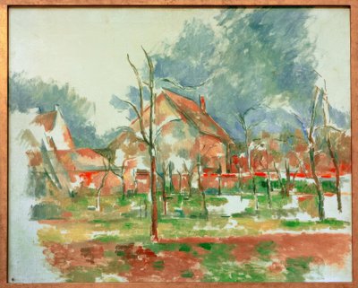Talvimaisema - Giverny tekijältä Paul Cézanne