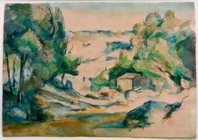 Maisema Provencessa tekijältä Paul Cézanne