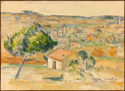 Plaine provençale Plain in the Provence, 1883-1885. tekijältä Paul Cézanne