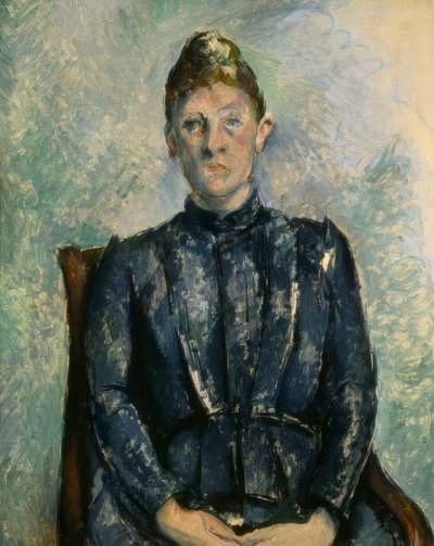 Madame Cézannen muotokuva tekijältä Paul Cézanne