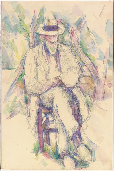 Vallierin muotokuva, 1904-06 tekijältä Paul Cézanne
