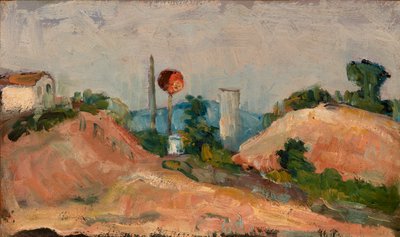 Railroad Cut tekijältä Paul Cézanne