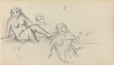 Istuva uimari [versio] tekijältä Paul Cézanne