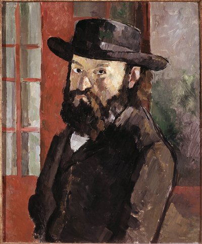 Omakuva, n. 1879-1882 (öljy kankaalle) tekijältä Paul Cézanne