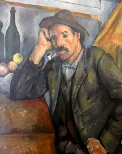 "Smoker", c1890-c1892 tekijältä Paul Cézanne