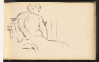 Tutkimus Pugetin "Hercules Resting" -kirjasta tekijältä Paul Cézanne