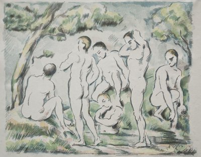 Uimarit tekijältä Paul Cézanne