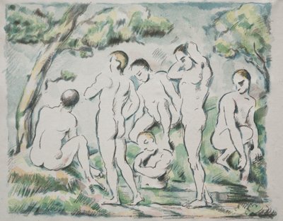 Uimarit tekijältä Paul Cézanne