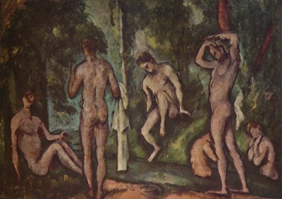 Uimarit, 1894, 1937. tekijältä Paul Cézanne