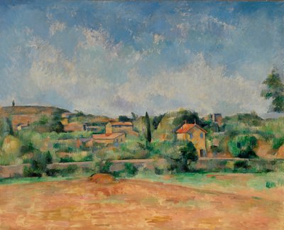 Bellevuen tasango / Punainen maa tekijältä Paul Cézanne