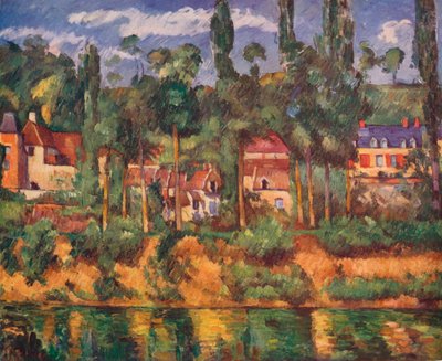 The Chateau of Medan, c1880, 1936 tekijältä Paul Cézanne