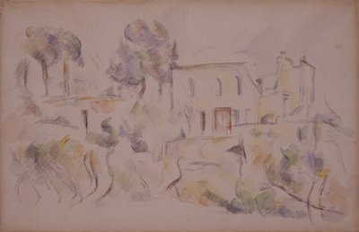 The Coach House (vaja Château Noirissa) tekijältä Paul Cézanne