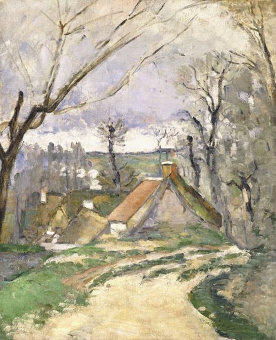 Auversin mökit, 1872-73 tekijältä Paul Cézanne