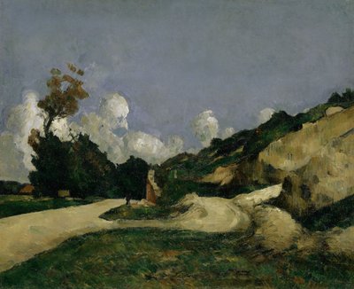 Maantie, noin 1871 tekijältä Paul Cézanne