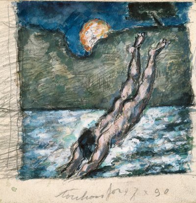 "Sukeltaja", 1867-70 tekijältä Paul Cézanne