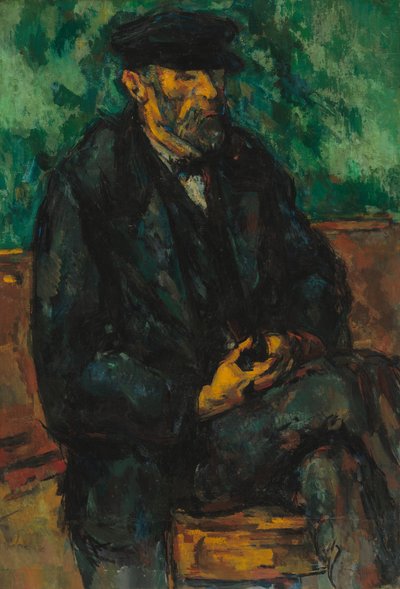 Puutarhuri Vallier, 1906. tekijältä Paul Cézanne