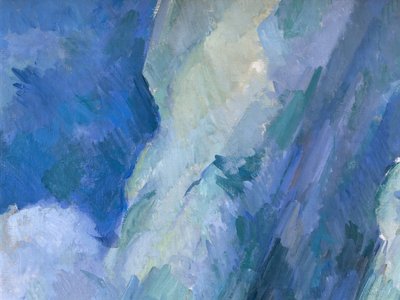 Suuret uimarit, noin 1900-06 öljy kankaalle yksityiskohta 2052:sta tekijältä Paul Cézanne