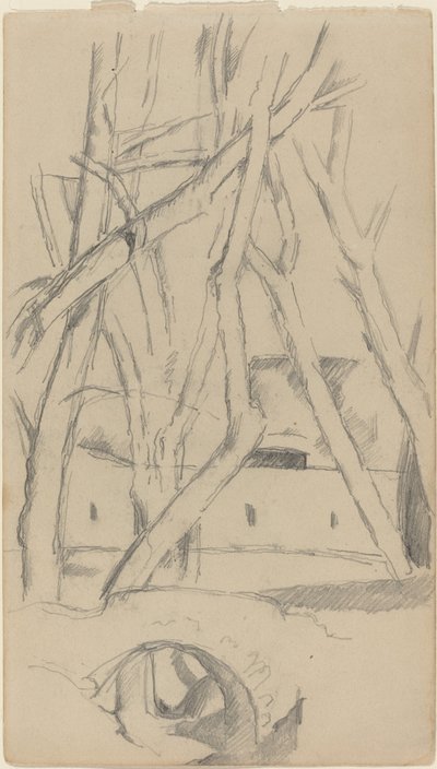Pieni silta [recto] tekijältä Paul Cézanne