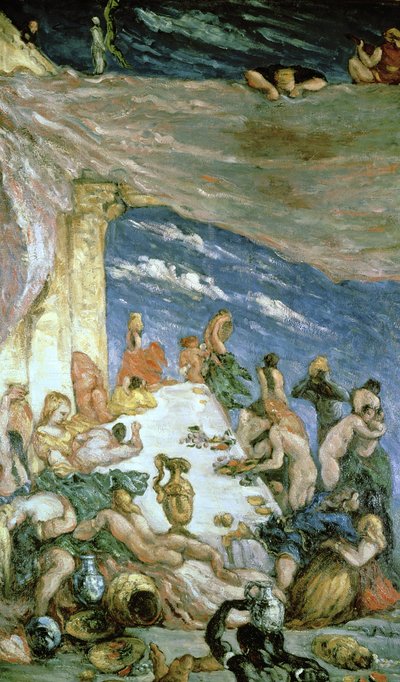 The Orgy, n. 1866-68 (öljy kankaalle) tekijältä Paul Cézanne
