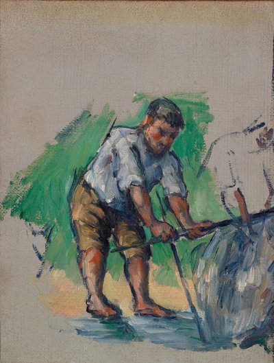 Kaivonporaus (Le Foreur) tekijältä Paul Cézanne