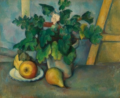 Ruukku esikkoilla ja hedelmillä. 1888-90 tekijältä Paul Cézanne
