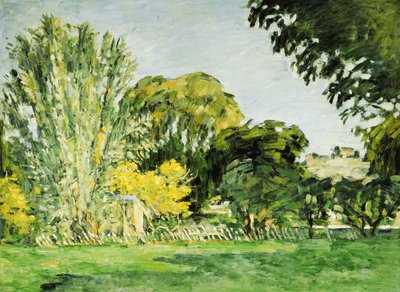 Puut Jas de Bouffanissa tekijältä Paul Cézanne