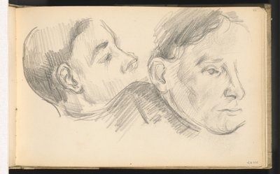 Kaksi päätä tekijältä Paul Cézanne