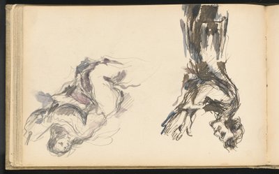 Victor Chocquet ja enkeli elokuvasta "The Apotheosis of Delacroix" tekijältä Paul Cézanne
