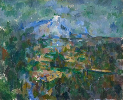 Näkymä Montagne Sainte-Victoireen Lauvesista, 1904-06. tekijältä Paul Cézanne