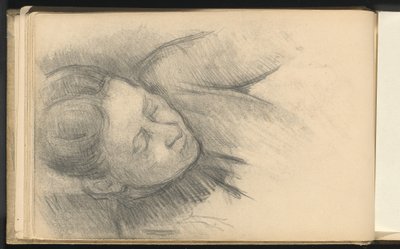 Nainen nojaa eteenpäin tekijältä Paul Cézanne