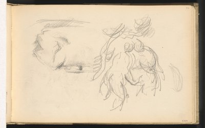 Naiset uimarit ja paperirulla tekijältä Paul Cézanne