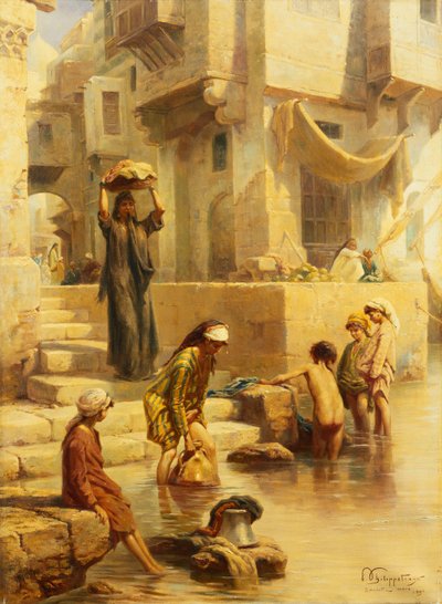 Uimarit, 1896 tekijältä Paul Dominique Philippoteaux