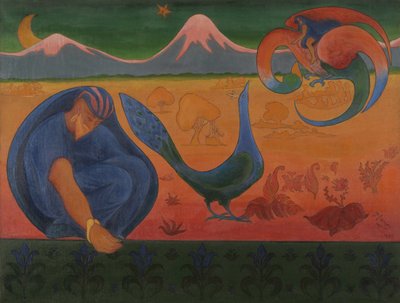 Nabicin maisema, 1890. tekijältä Paul Elie Ranson