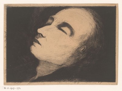 Vincent van Goghin muotokuva kuolinvuoteellaan tekijältä Paul Ferdinand Gachet