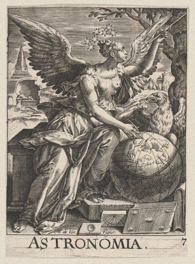 Levy 7: Astronomia, The Seven Liberal Artsista, n. 1628-66, n. 1628-66. tekijältä Paul Fürst