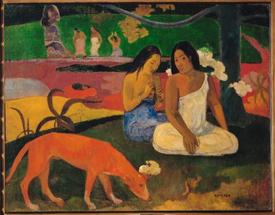 Arearea tai Joyeusetes (öljy kankaalle) tekijältä Paul Gauguin