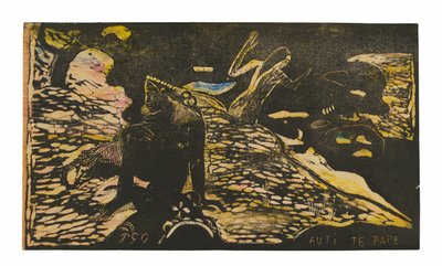 Auti te pape (Naiset joen rannalla), Noa Noa-sviitistä. tekijältä Paul Gauguin