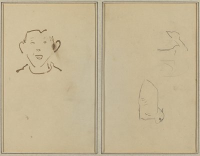 Pojan kasvot; Kaksi lammasta [versio] tekijältä Paul Gauguin