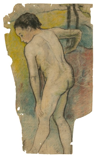 Breton Bather, 1886-87 tekijältä Paul Gauguin
