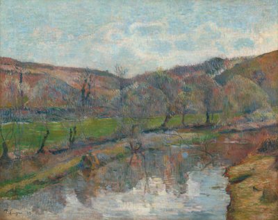 Bretagnen maisema tekijältä Paul Gauguin