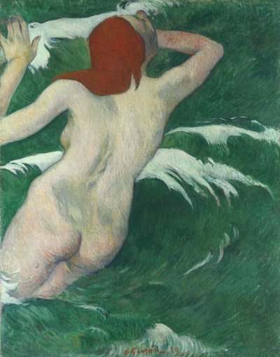 In the Waves tai Ondine In the Waves tai Undine, 1889. tekijältä Paul Gauguin