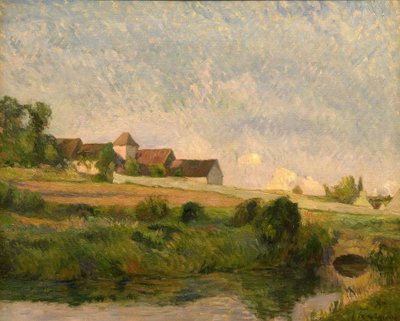Das Gehöft La Groue, Osny tekijältä Paul Gauguin