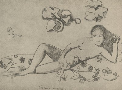 Koristehahmo, 1936. tekijältä Paul Gauguin