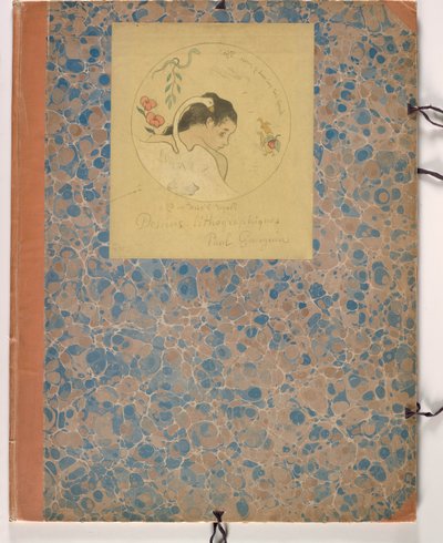 Suunnitelma lautasta varten - Leda tekijältä Paul Gauguin