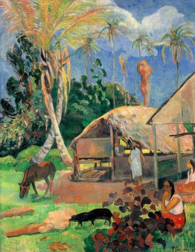 Die schwarzen Schweine tekijältä Paul Gauguin