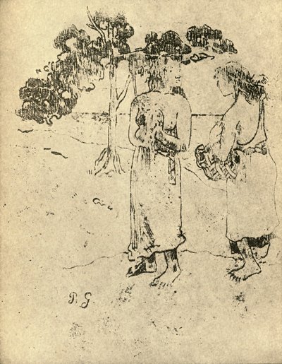 Piirustus, 1936 tekijältä Paul Gauguin