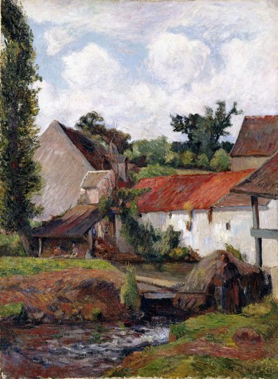 Maatila Osnyssa, 1883 tekijältä Paul Gauguin